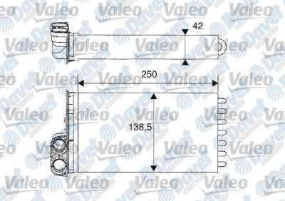 KALORIFER RADYATORU CITROEN C2 1.1 1.4 1.6 09/03-> C3 1.4 16V 1.4HDI PEUGEOT P1007 1.4 16V 05-> ####