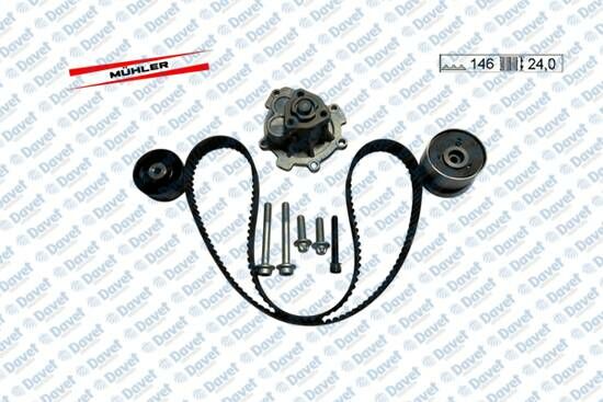 EKSANTRIK RULMAN KITI + SU POMPASI [CONTI KAYIS 146 DIS ,SNR RULMAN AVEO T255 CRUZE F14D F16D ASTRA H MERIVA VECTRA ZAFIRA 1.6I 16V 02> F14D3 Z16XEP A16LET A16XER