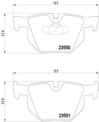 Fren Balatası Arka 320-325-330 E84/90 Bmw 2006-11