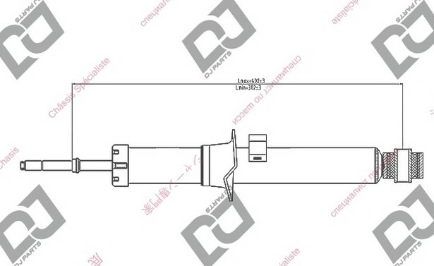 AMORTISOR ON SAG KIA SORENTO (02-06) VE (07-)