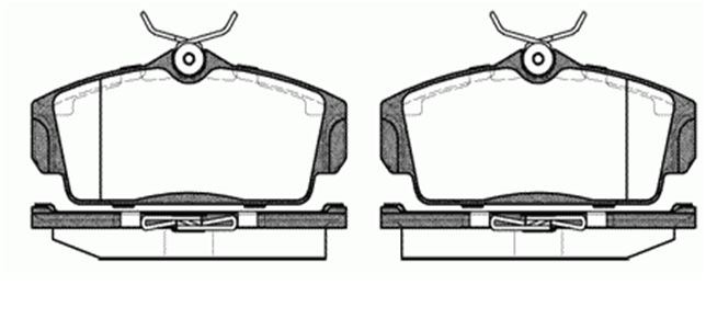 ON FREN BALATASI NISSAN: PRIMERAP11 96>02 ''1.6 1.8 2.0''/ALMERA 00>10) ALTI DUZ TIP)
