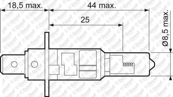 HALOGEN AMPUL 12V H1 DORT MEVSIM ####