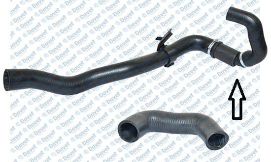 TURBO HORTUMU LOGAN - SANDERO 1.5 DCI {PLASTIK BORU HARIC OK ILE GOSTERILEN KUCUK HORTUM}