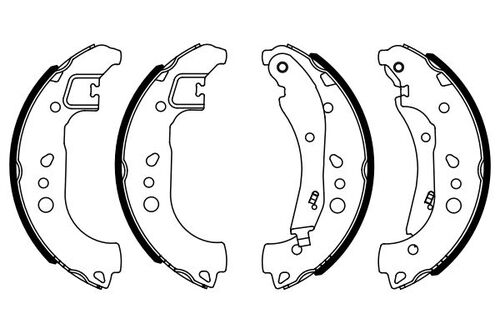 PABUÇLU FREN BALATASI - VW POLO VI/T-CROSS / SKODA KAMİQ-SCALA / SEAT ARONA-İBİZA V / AUDİ A1 ; 2Q0698525 A/C/E/G