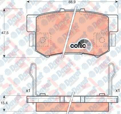 ARKA FREN BALATASI CIVIC VII 01-05- CIVIC VIII 05> ACCORD VII 98-02- ACCORD VIII 06>