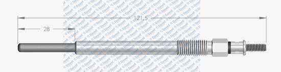 KIZDIRMA BUJISI 11V FIESTA-FOCUS-FUSION 1.4TDCI/1.6TDCI VIDALI