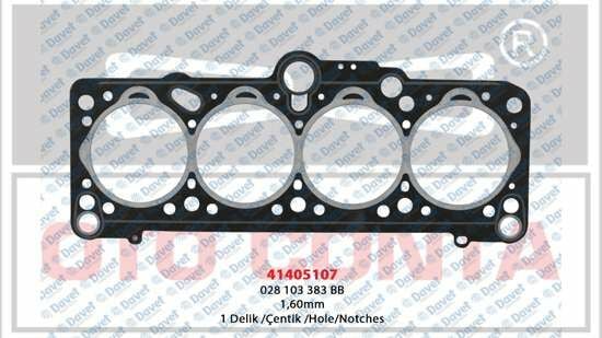 SILINDIR KAPAK CONTASI 1 DELIK 1.60MM SUPER KALITE GOLF III-PASSAT-1.9D-1.9TD 1X-1Y-AAZ-ABL ####