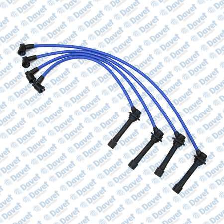 BUJI KABLOSU TAKIM MAVI SILIKON 7MM MAZDA 323 1.8I 16V - 323 III 1.6 LPG`LI ARACLARA OZEL
