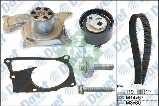 EKSANTRIK KITI DEVIRDAIMLI 119x270 CLIO IV KANGOO III DOKKER LOGAN II LODGY SANDERO 1.5 DCI 13-> EURO 5