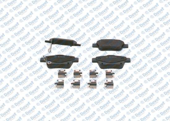 FREN BALATASI ARKA AVENSIS 1.6-1.8-2.0-2.203>08 COROLLA VERSO 1.6-1.8-2.0D4D-2.2D4D 04>09