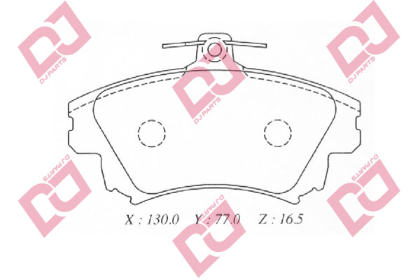 ON DISK BALATA MITSUBISHI CARISMA (97-06), COLT (04-) 15'' JANT / VOLVO S40 I (95-03)