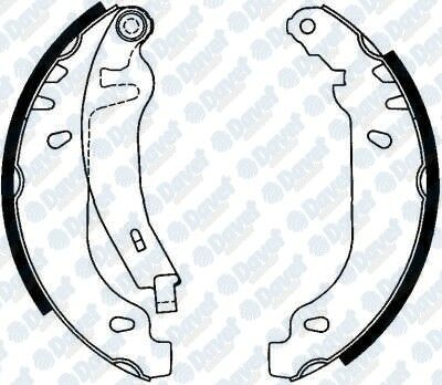 ARKA FREN BALATASI PABUCLU 180X42MM R21 MANAGER CLIO TWINGO 90-98