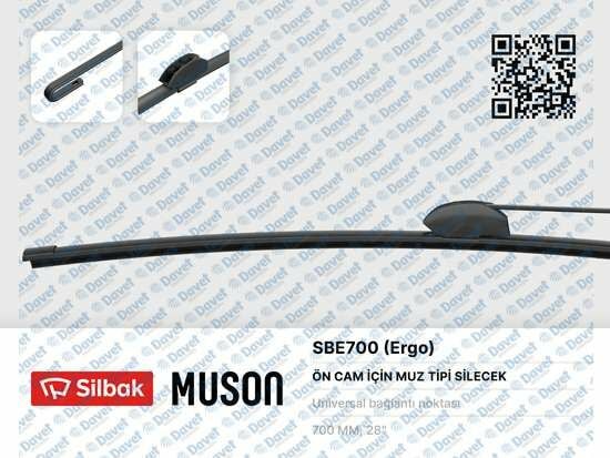 SILECEK SUPURGESI 700MM MUZ KANCALI TIP UNUVERSAL ####