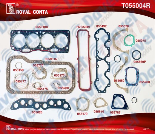 MOTOR TAKIM CONTASI KECESIZ TEMPRA-TIPO-SLX SUBAP KAPAK CONTA SLIKON