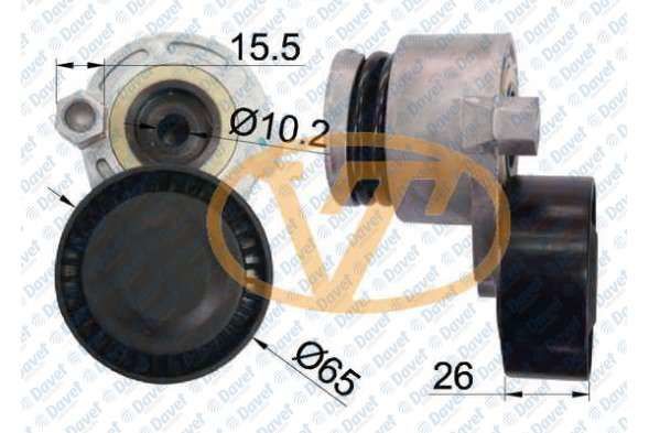 ALTERNATOR GERGI RULMANI KUTUKLU QASHQAI - NOTE - LOGAN - CLIO - KANGOO - MEGANE - MODUS 1.5 DCI K9K 06->