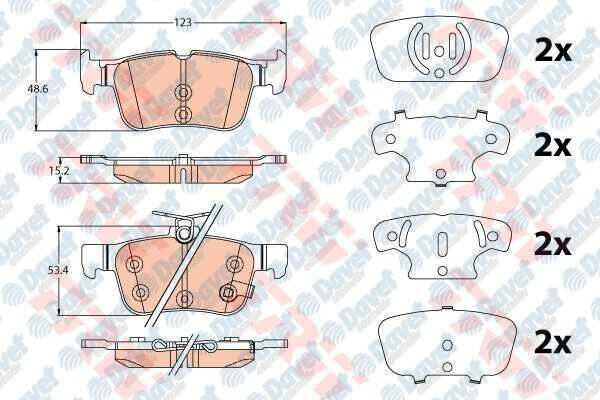 ARKA FREN BALATASI MONDEO V 14/>