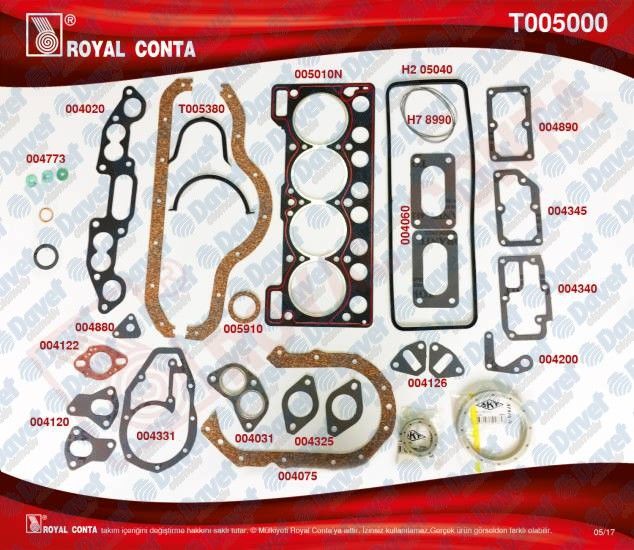 MOTOR TAKIM CONTASI FULL KECELI R12 1400