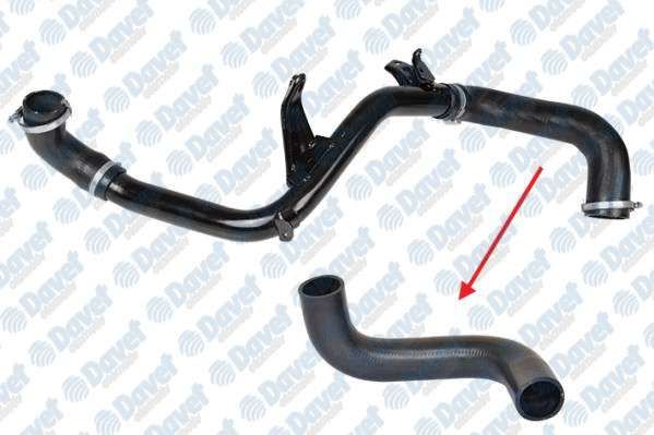TURBO INTERCOLL HORTUMU BUYUK - METAL BORU HARIC FOCUS II - FOCUS II C MAX 1.6TDCI 90PS / 110PS 03>11 ####