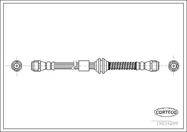 Fren Hortumu | Touareg Vw | CORTECO