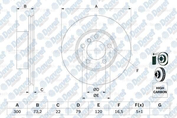 FREN DISKI ON BMW 1 SERISI F20-F21 3 SERISI F30-F31-F34