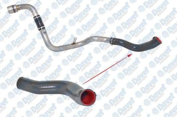 TURBO HORTUMU BUYUK METAL BORU HARIC LOGAN SANDERO 1.5DCI K9K