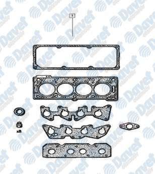 MOTOR TAKIM CONTASI R19-SOLENZA-CLIO-KANGOO-MEGANE 1.4/1.6 8V K7J-K7M KECELI SILINDIR KAPAKLI