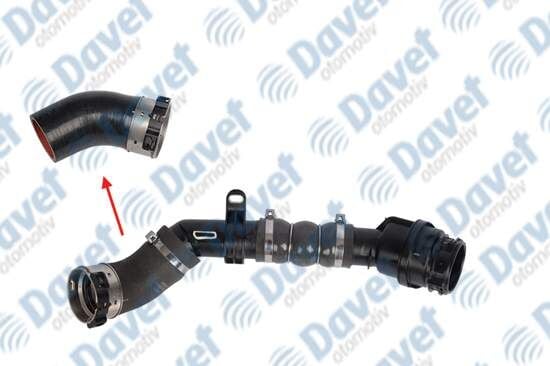 TURBO HORTUMU PLASTIK BORU HARIC CLIO V-CAPTUR II-KANGOO-MEGANE IV-DOKKER-DUSTER-LODGY-LOGAN II-SANDERO II-MERCEDES-BENZ A SERISI-B SERISI-CLA 1.5 12> {4 KAT POLYESTER KULLANILMISTIR}