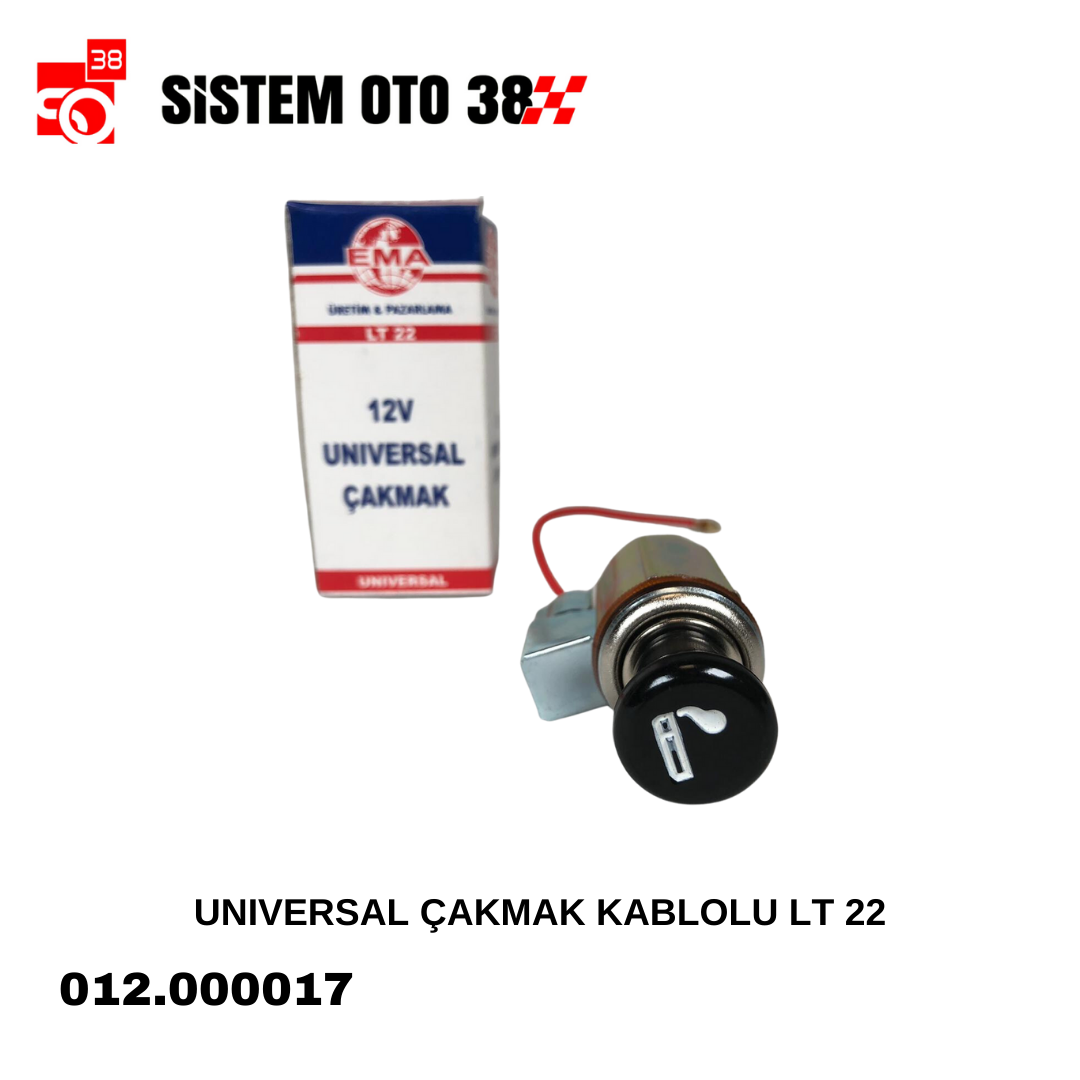 UNIVERSAL ÇAKMAK KABLOLU LT 22 | | ÇAKMAKLIKLAR