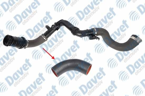 TURBO HORTUMU PLASTIK BORU HARIC OK ILE GOSTERILEN KUCUK HORTUM TALENTO-NV300-VIVARO B-TRAFIC III 1.6 14>