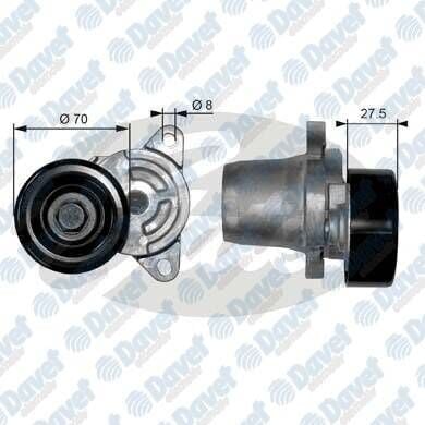 ALTERNATOR GERGI RULMANI KUTUKLU ACCENT ELANTRA GETZ SANTA FE TUSCON SONATA V I30 CEED SPORTAGE CARENS 1.5 2.0 CRDI 2001->