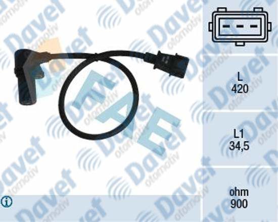 DEVIR SAYISI SENSORU MOTOR KUMANDASI FIAT BRAVA BRAVO 1.4 12V 1.9TD MAREA 2.0I 20V 1.9TD IVECO LANCIA
