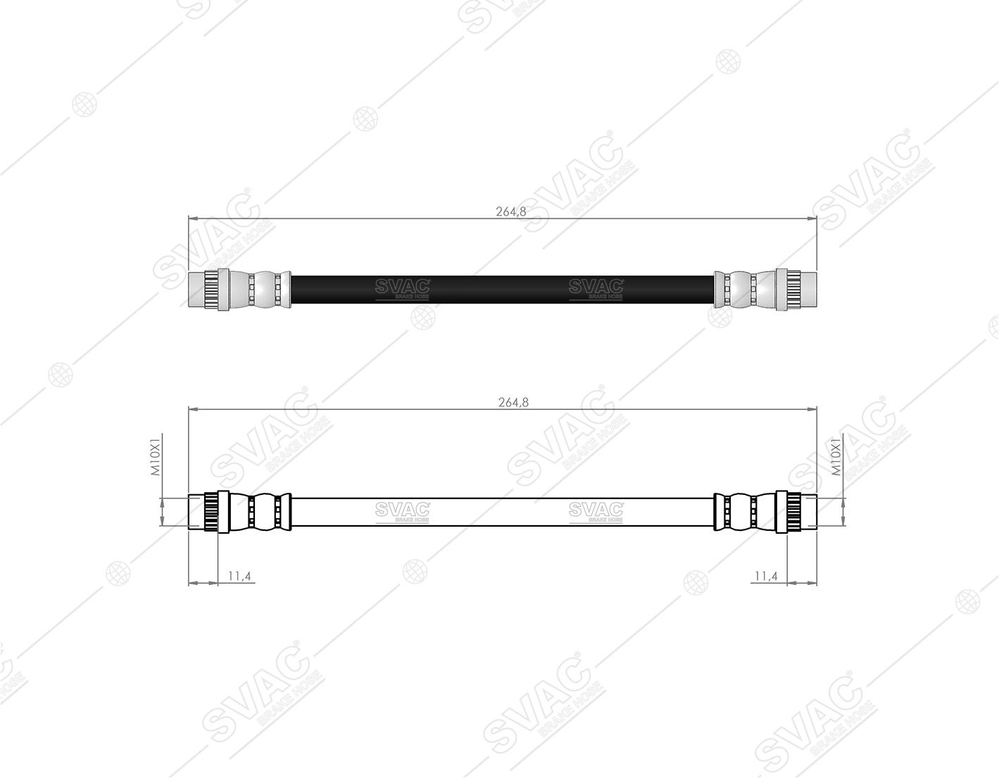 ARKA FREN HORTUMU RENAULT R9 81>R11 83>R19 81>83>