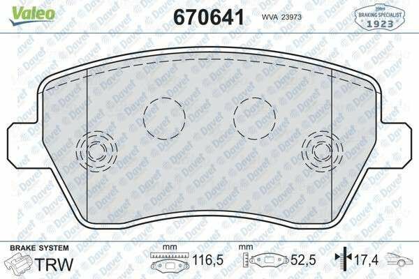 DISK FREN BALATA ON RENAULT CAPTUR 13>/CLIO III/CLIO GRANDTOUR 08>/CLIO IV/KANGOO/KANGOO EXPRESS 13>/LOGAN I/MEGANE IV/MODUS/DACIA DOKKER/DOKKER EXPRESS 12>/DUSTER 10>/LOGAN MCV 07>/LOGAN EXPRESS 09>/LOGAN PICKUP 08>/LODGY 12>/