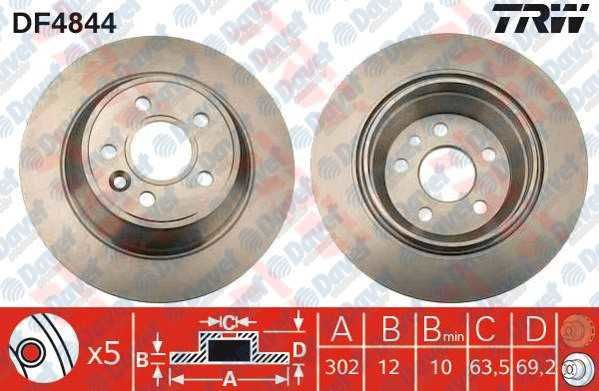 ARKA FREN DISKI AYNASI VOLVO/V70 III D4 13> S80 II/2.0/3.2/2.0TDI 08>