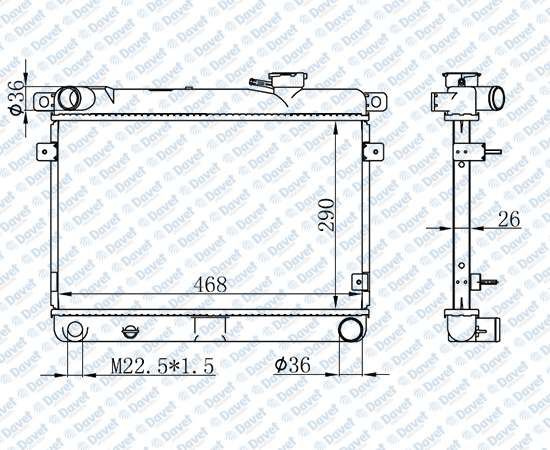 MOTOR SU RADYATORU BRAZING M131-DKS