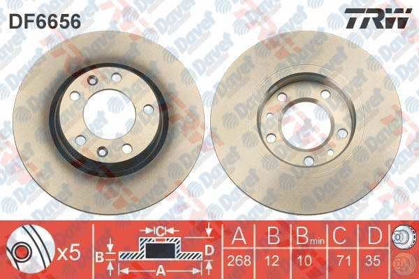 ARKA FREN DISKI AYNASI C4 PICASSO - P308 II 13> 308 SW II 14> OLCU:268 * 12