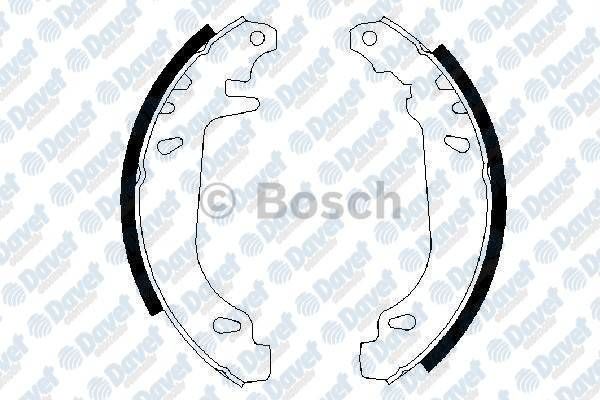 ARKA FREN BALATASI PABUCLU 180X42MM R21 MANAGER CLIO TWINGO 90-98