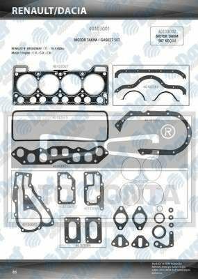 MOTOR TAKIM CONTASI R9-R11 1.4