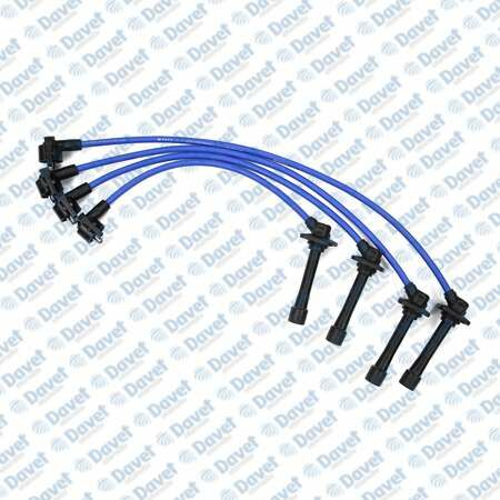 BUJI KABLOSU TAKIM MAVI SILIKON 7MM MAZDA 626 V 1.8 - 2.0 LPG`LI ARACLARA OZEL