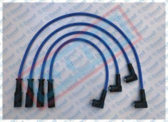 BUJI KABLOSU TAKIM MAVI SILIKON 7MM PALIO 1.2I 8V - SIENA 1.2I 98-> LPG`LI ARACLARA OZEL