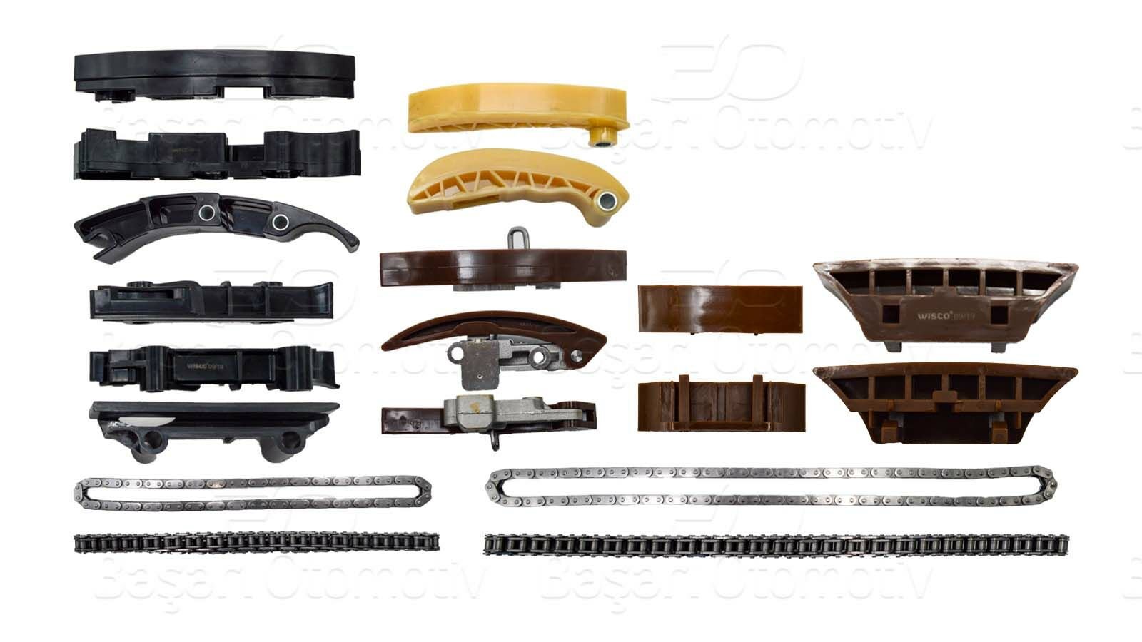 ZINCIR SETI 8 PARCA | VW GOLF4 GOLF5 PASSAT B5.5 BORA EOS BEETLE PHAETON SHARAN TOUAREG T5 SEAT LEON TOLEDO 2 AUDI A3 TT | WISCO