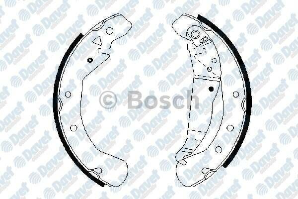 ARKA FREN BALATASI PABUCLU ASTRA F 91-98 - ASTRA G 98-05 ASTRA H 04-> COMBO 01-> VECTRA B-ZAFIRA A INCE TIP 230x42mm