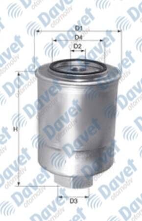 YAKIT FILTRESI CITROEN C4 - AIRCROSS 1.8 HDI - MITSUBISHI ASX 1.8 DI-D ####
