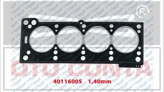 SILINDIR KAPAK CONTA R19 CLIO MEGANE 1.4 E7J 1.40 MM STD YATAY KANAL