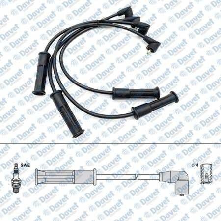 BUJI KABLOSU RENAULT CLIO - SYMBOL - KANGOO - LOGAN - SANDERO - SOLENZA 1.4 1.6 8V