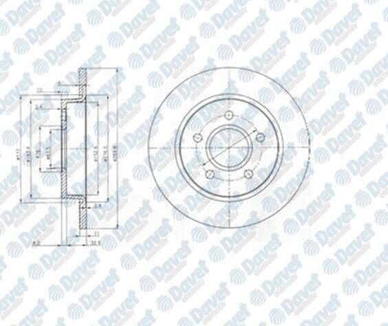 FREN DISKI ARKA 5D 265MM FOCUS C MAX 03-