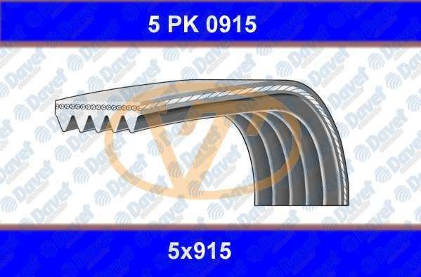 GMB 5PK915 - KANALLI KAYIS
