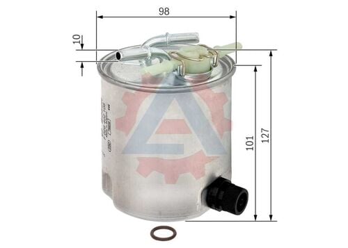 Dizel Filtre QASHQAI 07->11 KALEOS (KAPALI TIP) OEM 16400JY00B 16400JD50B - PP 857/2