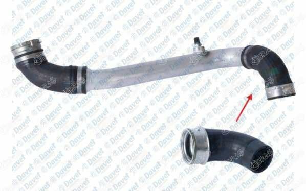 TURBO HORTUMU METAL BORU HARIC OK ILE GOSTERILEN HORTUM BMW X5 3.0 D. E53 ####