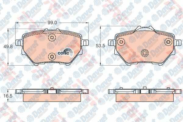 FREN BALATASI ARKA WVA 25839 16.5 MM P308 II 1.2VTI 1.2THP 1.6 2.0HDI 13- P508 18> C4 PICASSO 13- DISK CAPI 268mm